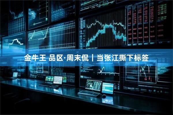 金牛王 品区·周末侃｜当张江撕下标签